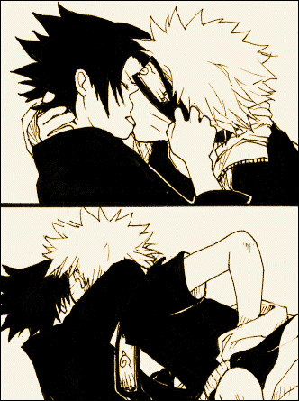 naruto and sasuke kissing. Anime » Sasuke and Naruto