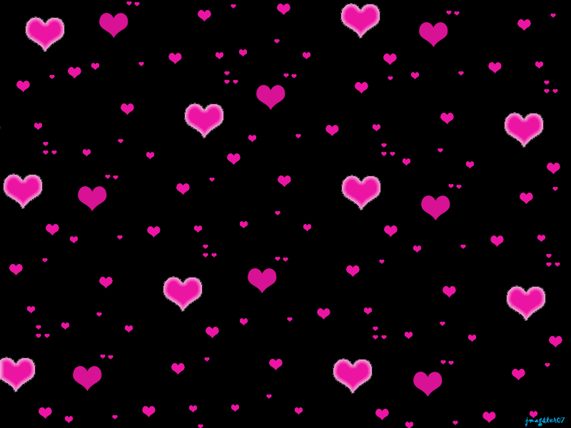 hearts moving background