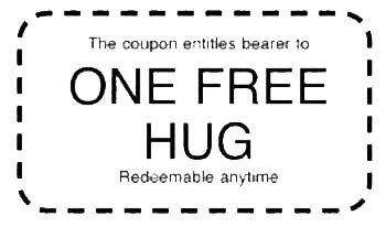 Free Hug Voucher