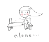alone girl