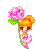 doll w/ flower