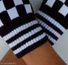 checkered gloves