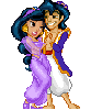 Aladdin and Jasmine together