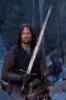 Aragorn holding his sword