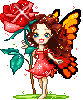 fairy with rose