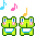 2 singing frogs