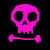 skull emo pink