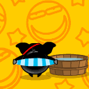 cute kawaii hey hey pig