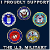 I support the military