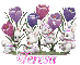 Bunnies with Tulips - Teresa