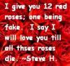 12 Red Roses of Love