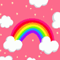 rainbow clouds