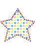 Colorful Dot Star