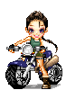 Motorcycle girl