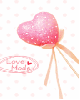 love mode heart lollipop