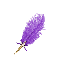 Feather Pen Dark Purple - Robin
