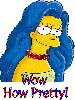 WOW HOW PRETTY MARGE SIMPSON