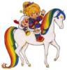 rainbow brite and horse