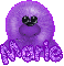 Purple Fuzzy Marie