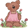 Bear w/flowers