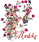 Neddy - Rose Lady Face with Butterflies