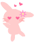 pink bunny love