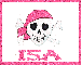 Isa Skull Pink