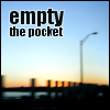Empty the pocket