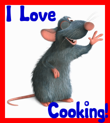 Ratatouille Little Chef (Remy) Animated~ I Love Cooking!
