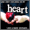 heart granade