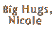 NICOLE big hugs swinging