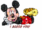 i added you!(mickey mouse)