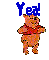 Pooh Jumping (animated)- Yea!