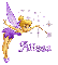 Tinkerbell Purple GlitterSparkled - Alissa