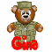 Military Bear (animated)- Gina