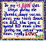 Glitter Text (with sparkles & floating hearts)- To My #1 Fan...
