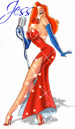 Roger the Rabbit Jessica Rabbit (with sparkles)- Jess