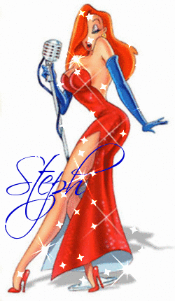 Roger the Rabbit Jessica Rabbit (with sparkles)- Steph