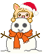 Kitty snowman 