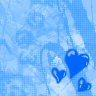 blue heart bg