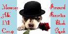 Puppy with Top Hat Contact Table