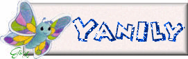 Colorful Butterfly Nameplate- Yanily