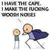 im the one with th cape!