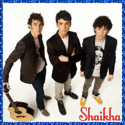 Jonas Brothers (with glitter boarder)- Shaikha