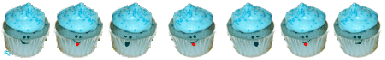 Blue Cupcakes Divider