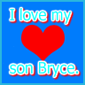 my son Bryce
