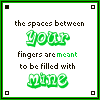 the spaces