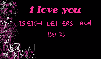 i love u is eight letters and so is bullshit