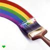 paint a rainbow