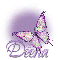 DEENA Butterfly Bling Purple 